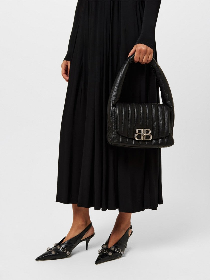 Balenciaga Monaco Quilted Sling Shoulder Bag