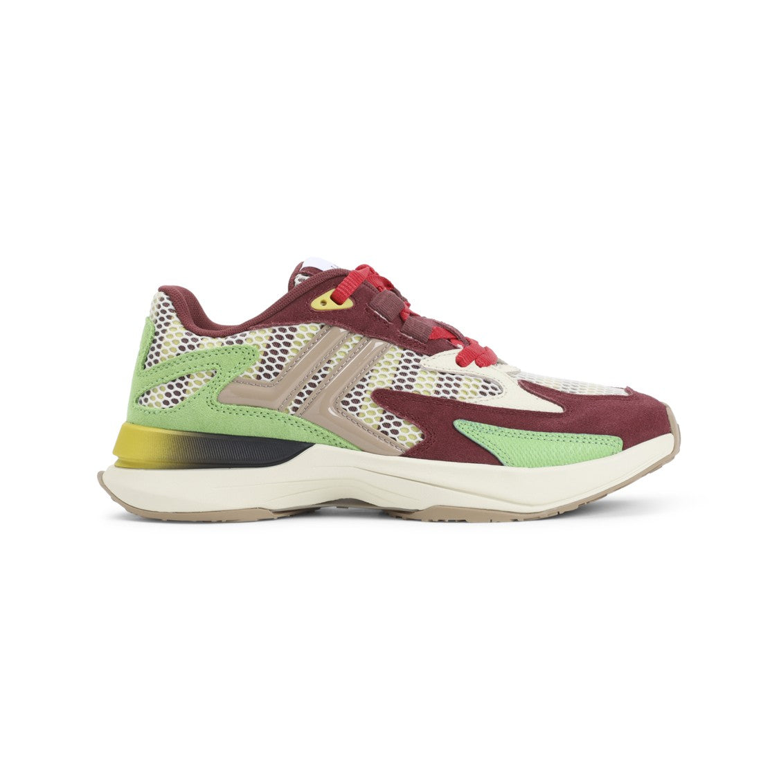 Lanvin Dynamic Multi-Panel Sneakers With Bold Accents