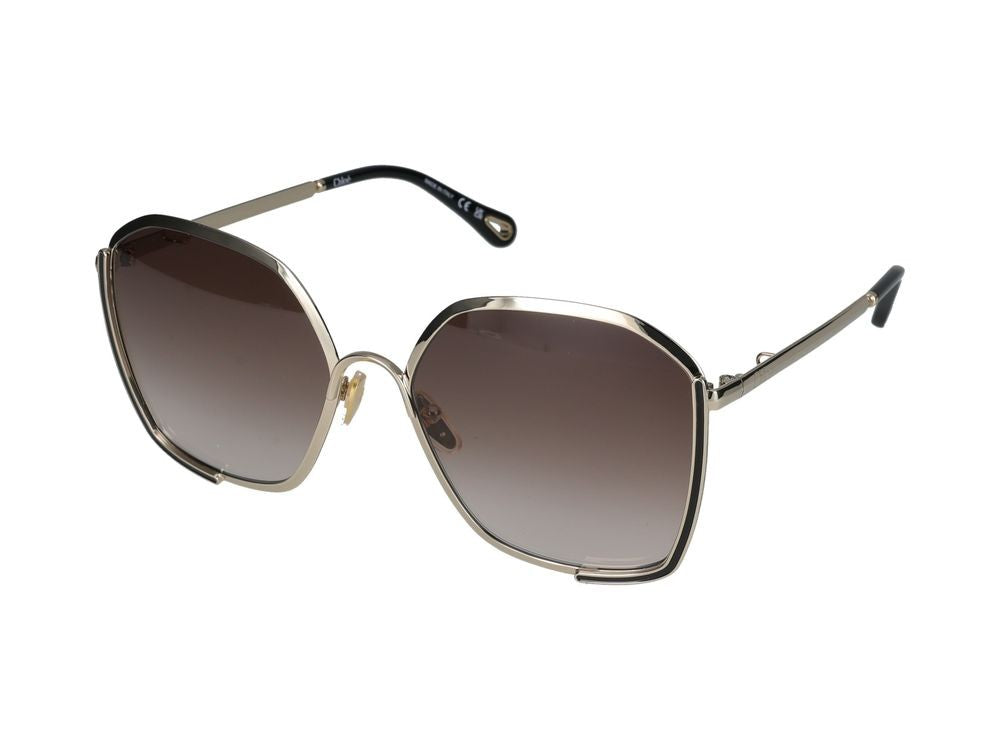 Chloé Sunglasses Ch0288s 001 Gold Gold Brown 59/17/145