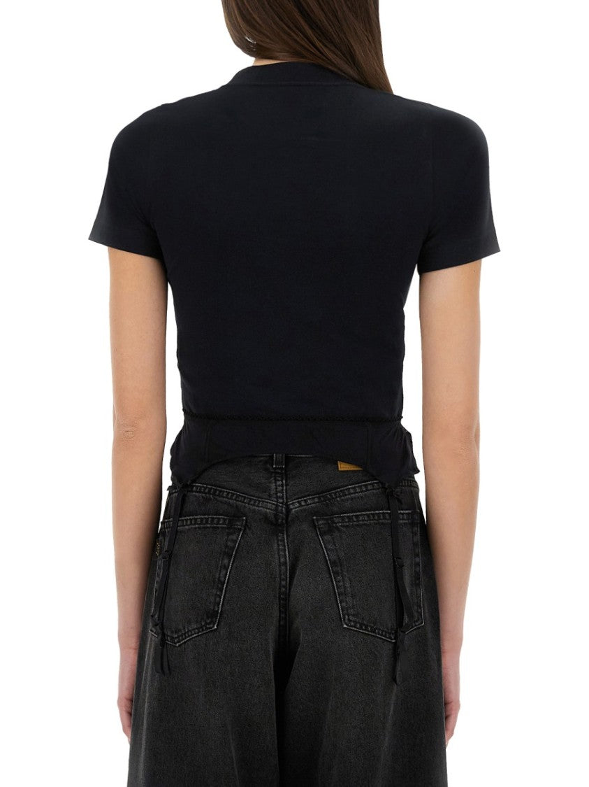 Balenciaga Form-Fitting T-Shirt Lingerie Crafted From Premium Cotton Blend
