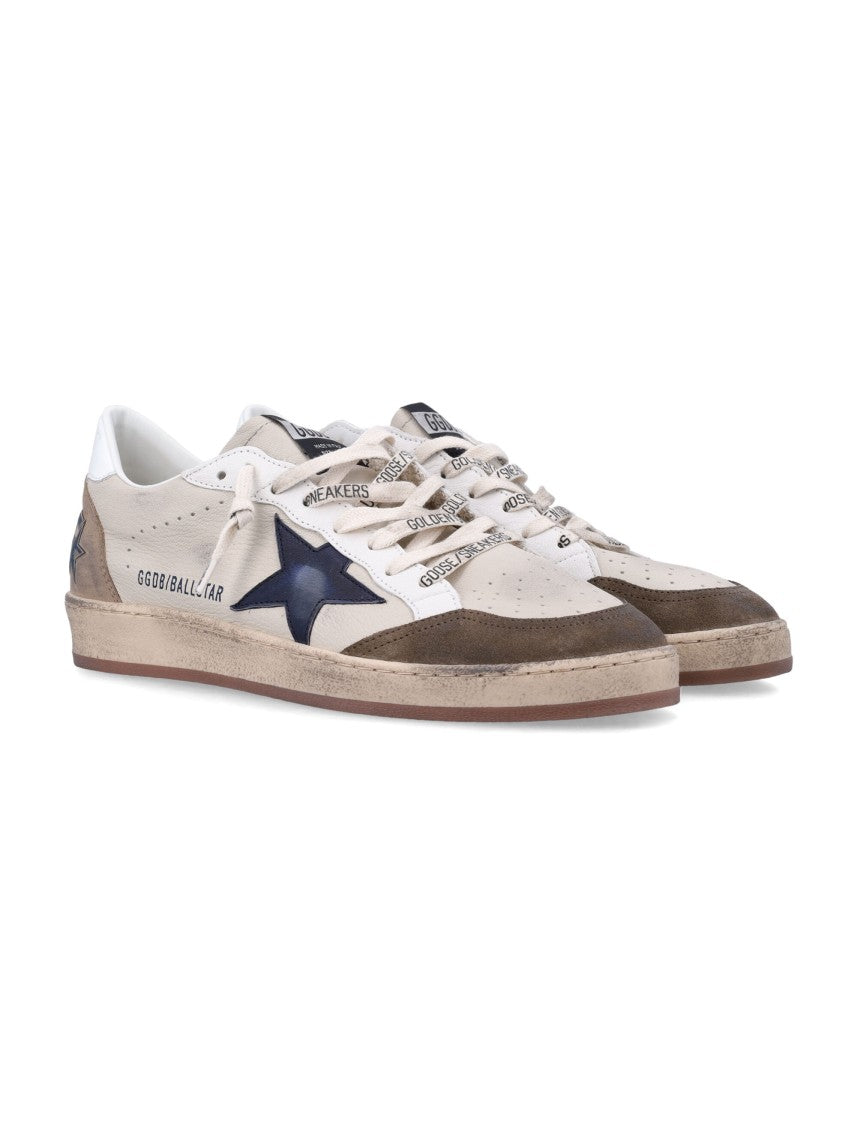 Golden Goose White Ballstar Sneakers