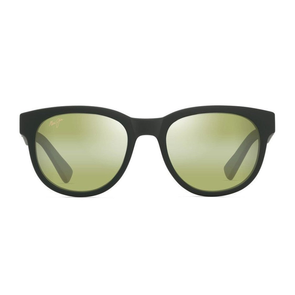 Maui Jim Matte Dark Green Maoli Acetate Square Sunglasses