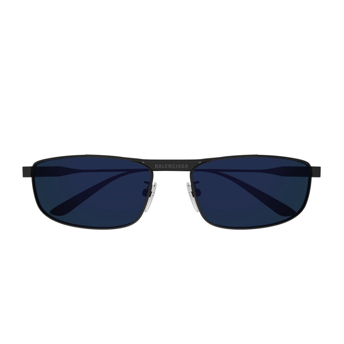 Balenciaga Grey Tag 3.0 Everyday Bb0451s Metal Rectangular Sunglasses