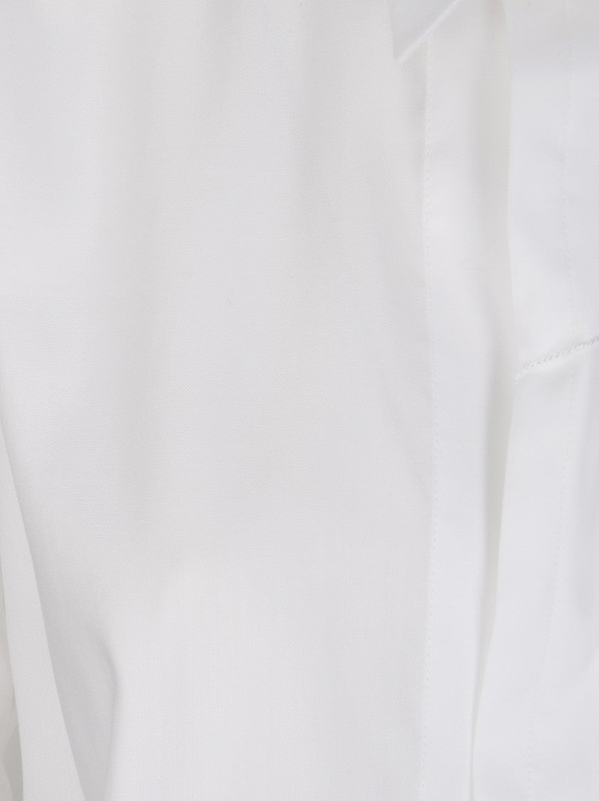 Maison Margiela Oversized Long-Sleeve Shirt In Lightweight Cotton