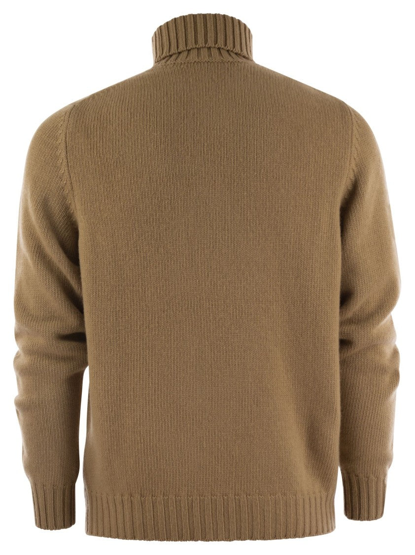 Fedeli Wool And Cashmere Turtleneck Jumper