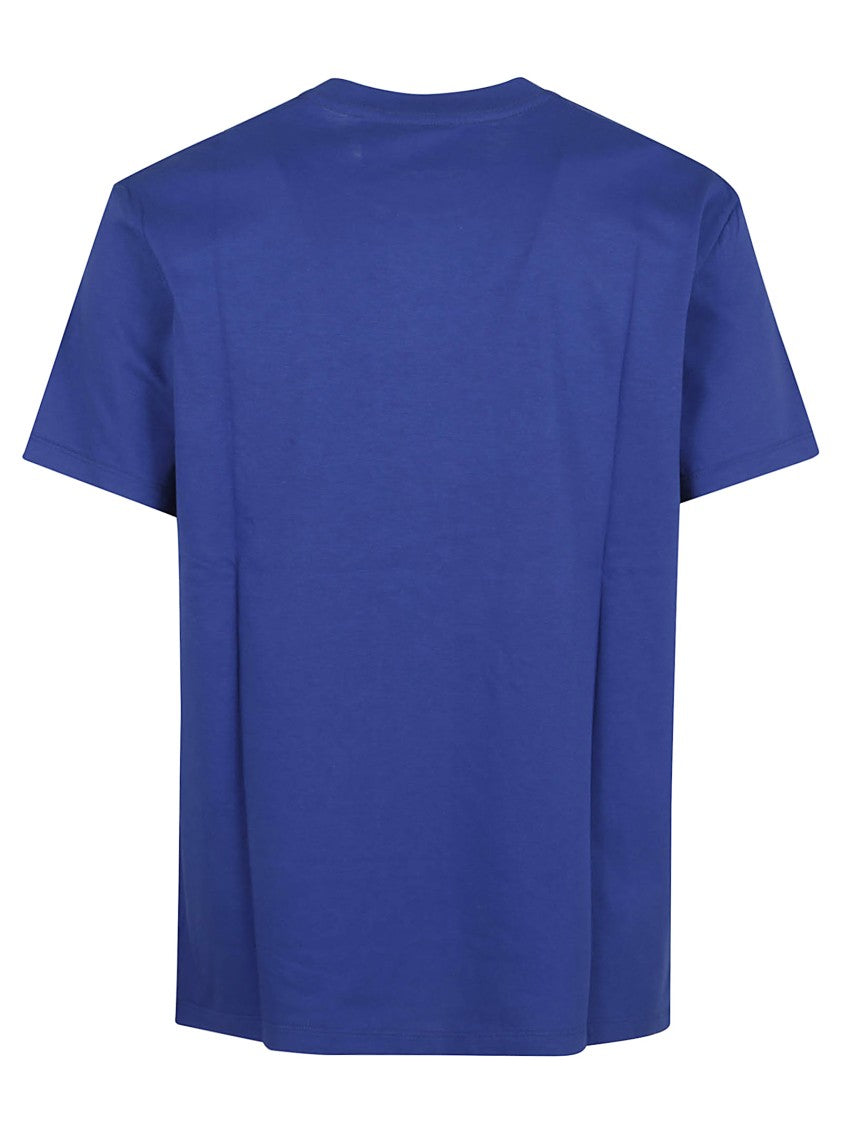 Valentino Cobalt Blue Cotton Jersey T-Shirt