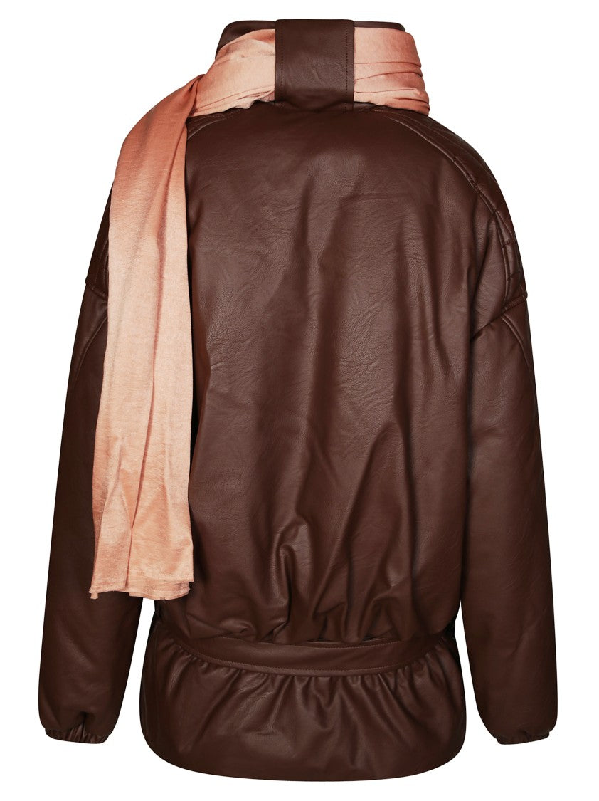 Marbell Eco-Friendly Black Leather Look Jacket