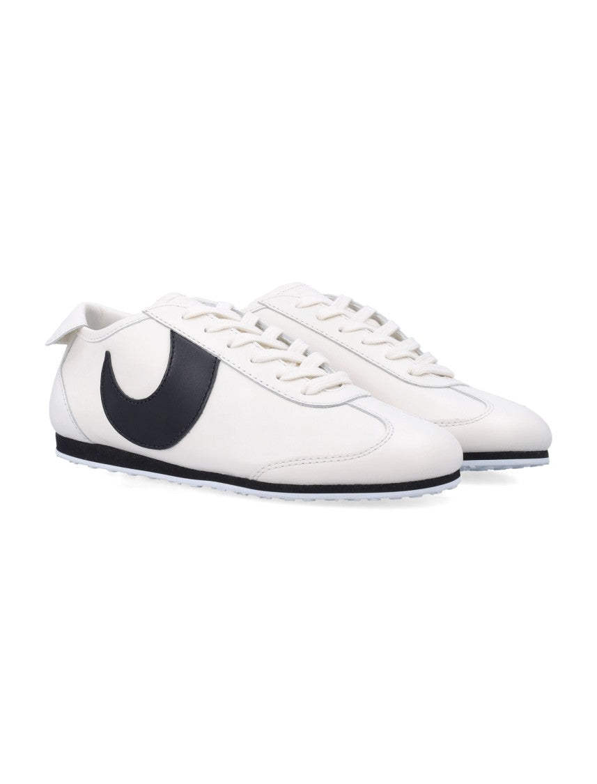 Marine Serre Ms Astra Matte White Low Sneakers