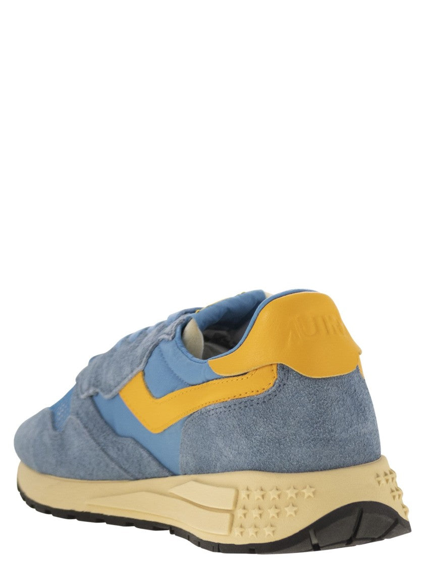 Autry Reelwind - Suede And Technical Textile Trainer