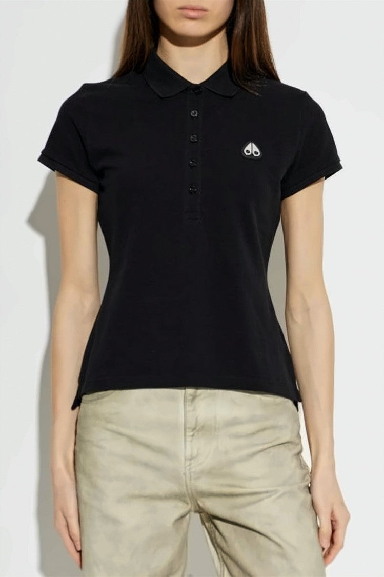 Moose Knuckles Short-Sleeved Polo Shirt With Classic Collar And Embroidered Logo