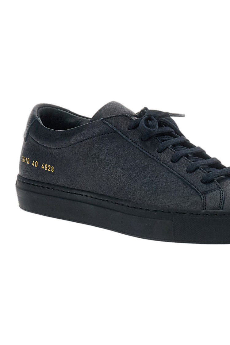 Common Projects Blue Achille Leather Low-Top Sneakers