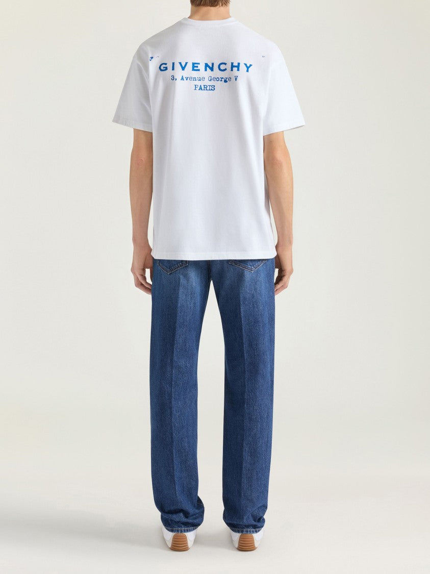 Givenchy White Regular Fit Bold Logo T-Shirt