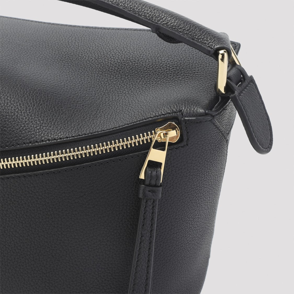 Loewe Structured Geometric Handbag In Smooth Calfskin Leather