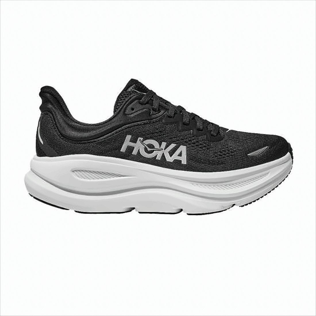 Hoka Breathable Black Mesh Sneakers