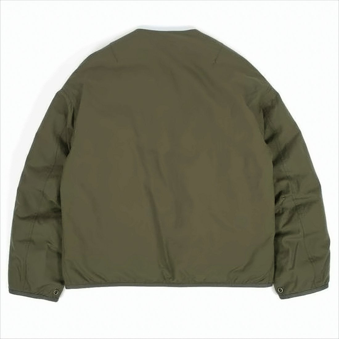 Visvim Minimalist Green Wool-Linen Jacket With Clean Silhouette