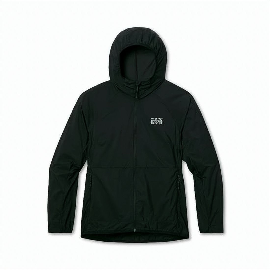 Mountain Hardwear Lightweight Black Jacket With Attached Hood