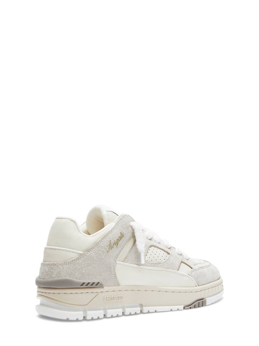 Axel Arigato Low-Top Fluffy Sneakers With Textured Panels And Layered Sole