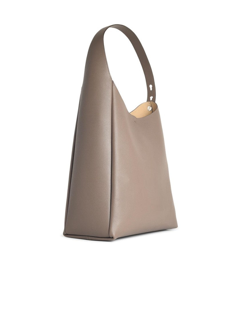 Tory Burch Hobo Bag In Mole Leather