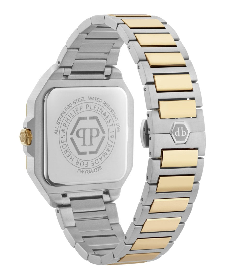 Philipp Plein Plein Edge Three-Hand Quartz Bracelet Watch
