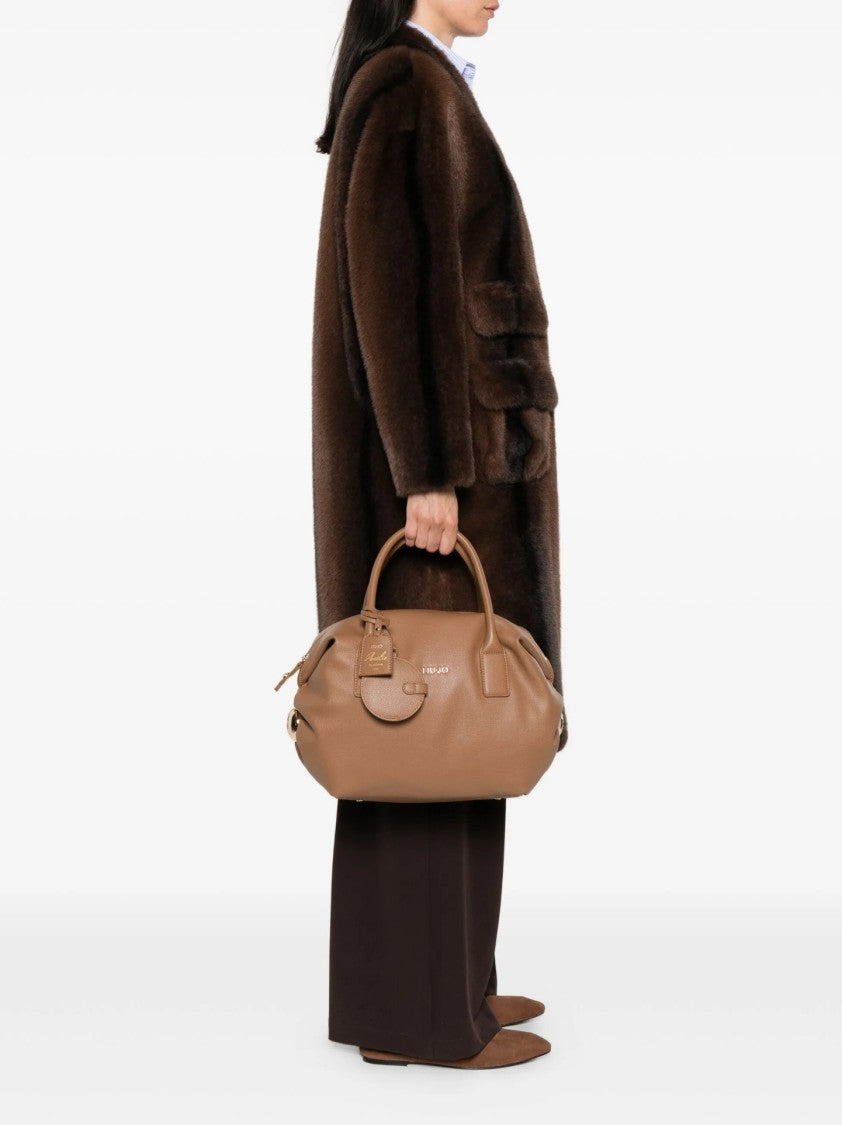 Liu Jo Soft Pebbled Handbag With Dual Handles