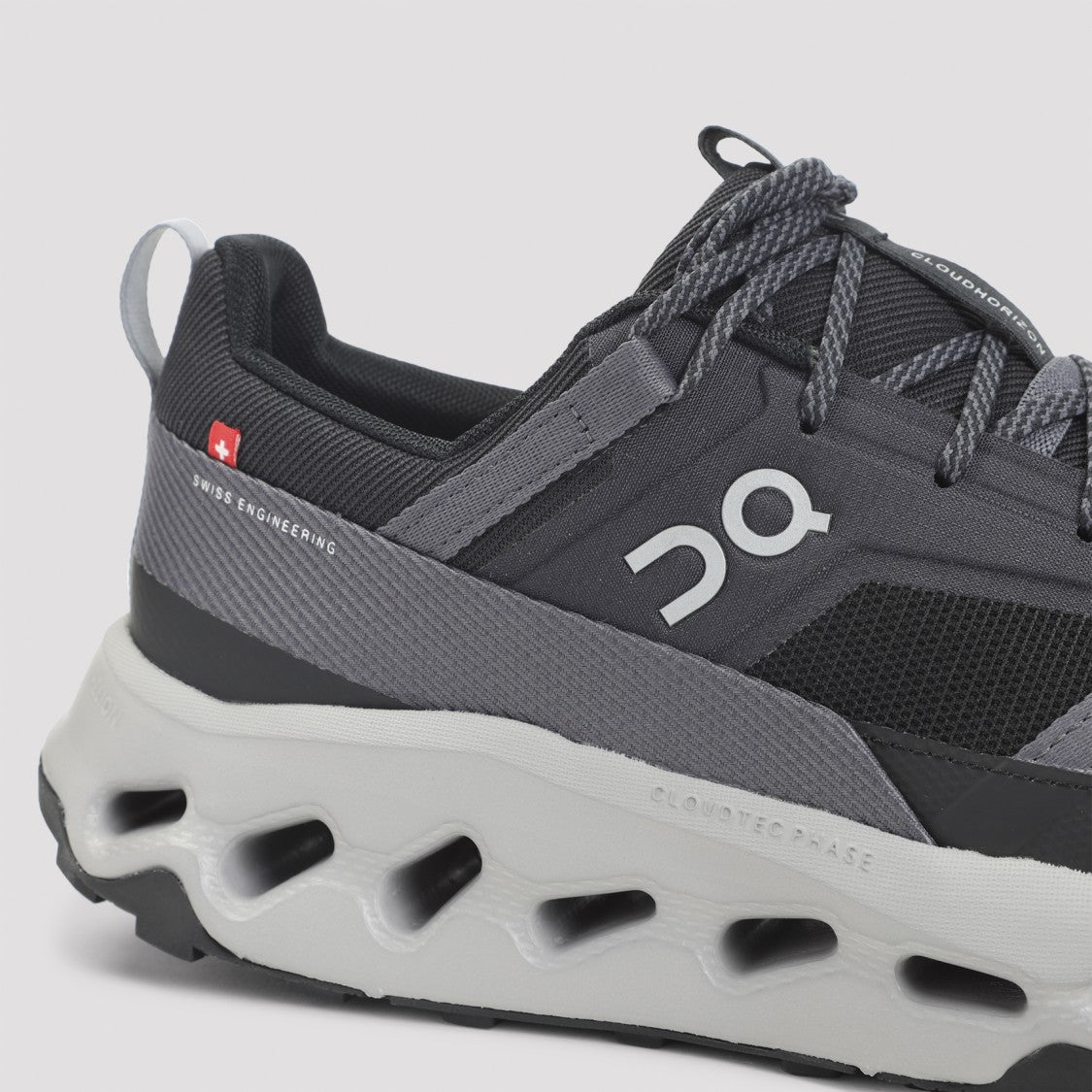 On Cloudhorizblack Textile Sneakers