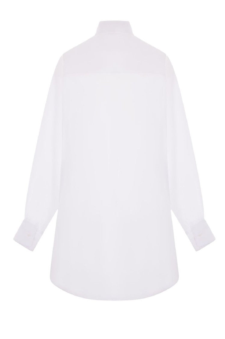 Ermanno Scervino Classic Button-Down Shirt With Floral Embroidery