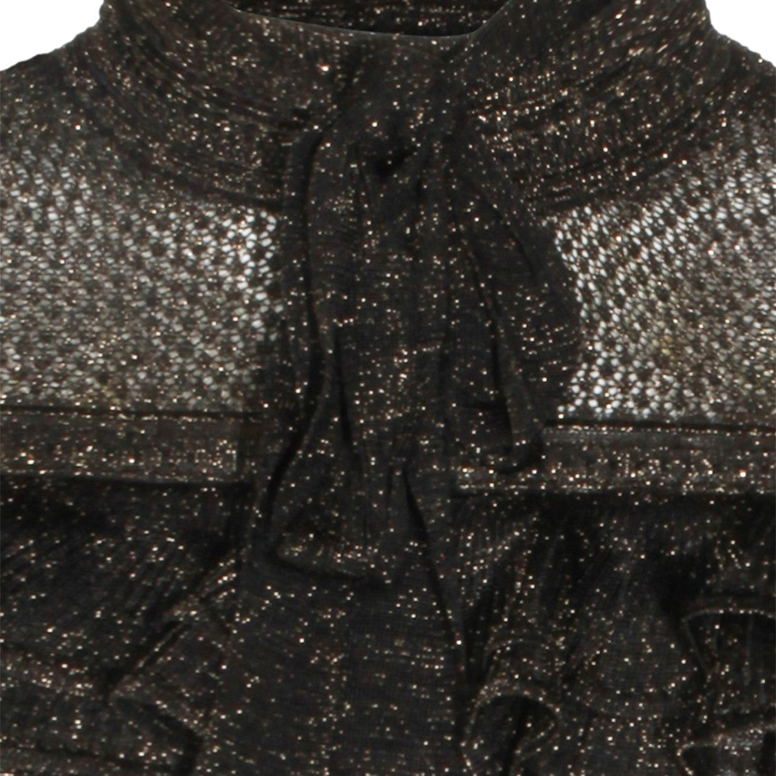 Zimmermann Metallic Black Cotton Top