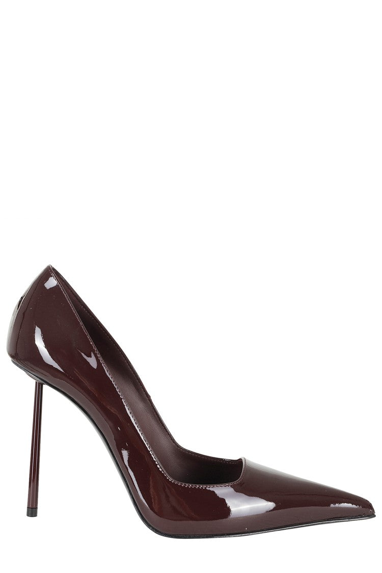 Le Silla Deco Amelia Cherry Glossy Leather Stiletto Pumps