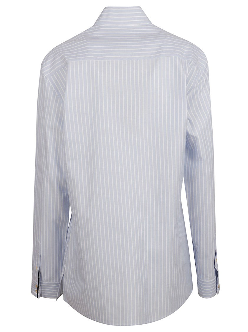 Valentino Garavani Elegant White Shirt With Embroidered Motif