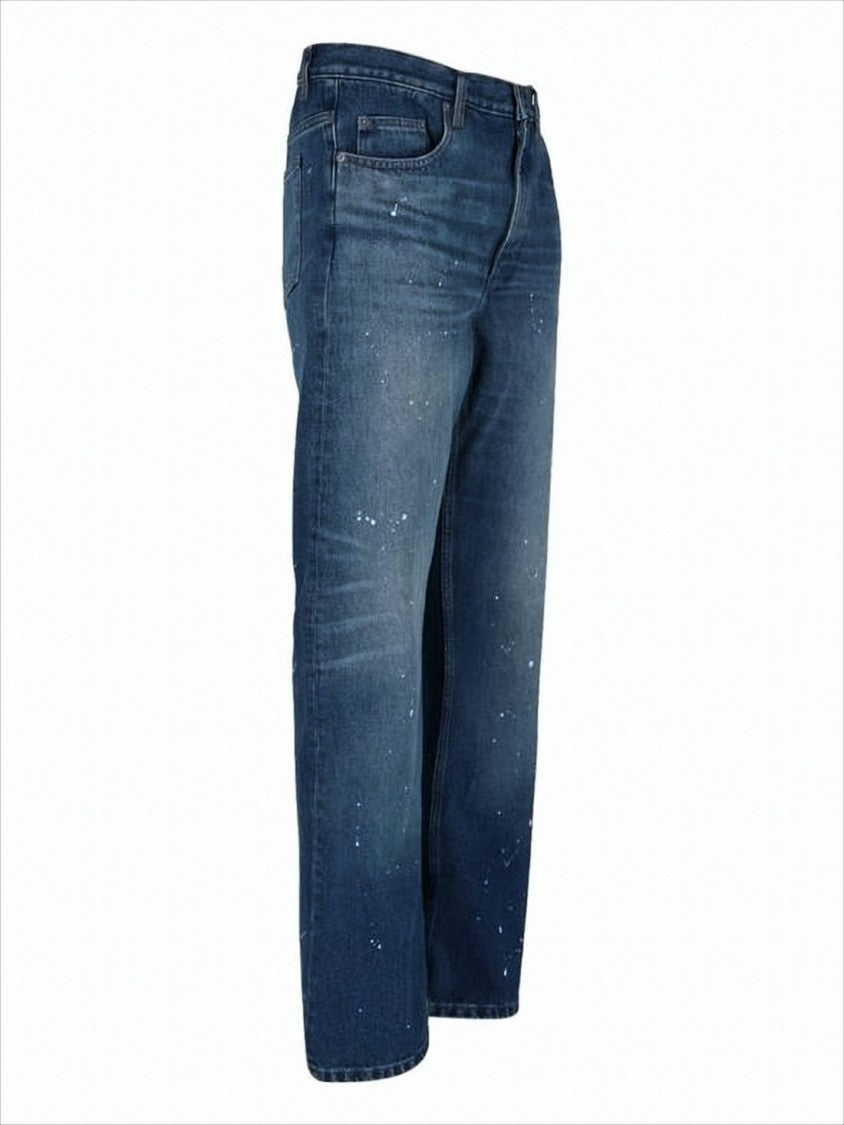 A.P.C. Mid-Blue Straight-Leg Denim Pants