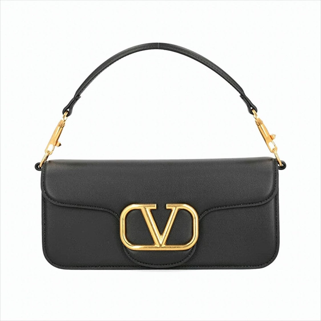 Valentino Garavani Structured Small Calfskin Shoulder Bag