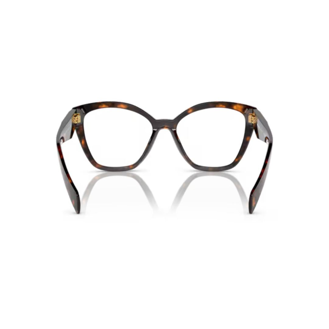Prada 20Zv Vista Oversized Tortoiseshell Cat-Eye Sunglasses With Gold Accents