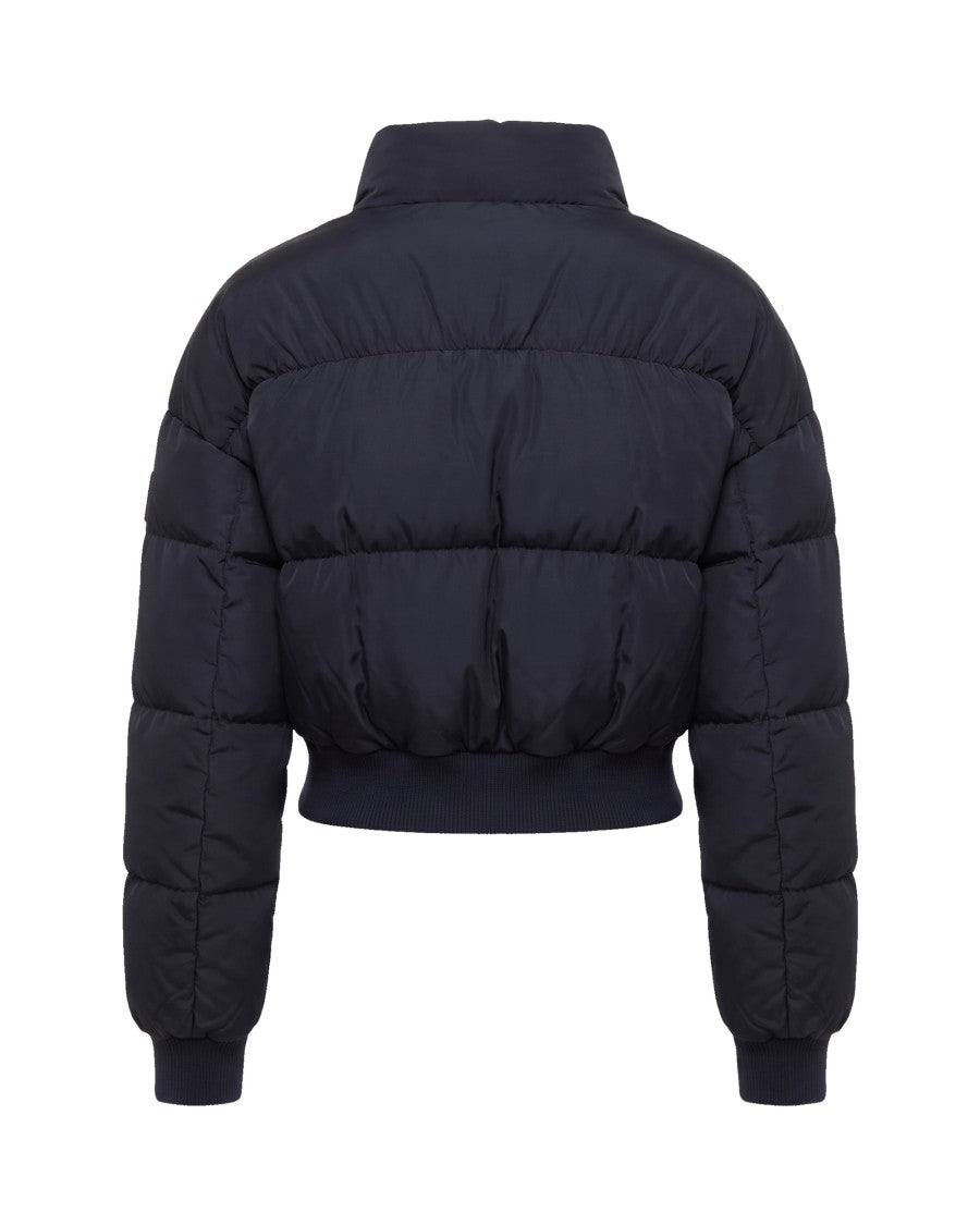 Elisabetta Franchi Black Cropped Down Jacket