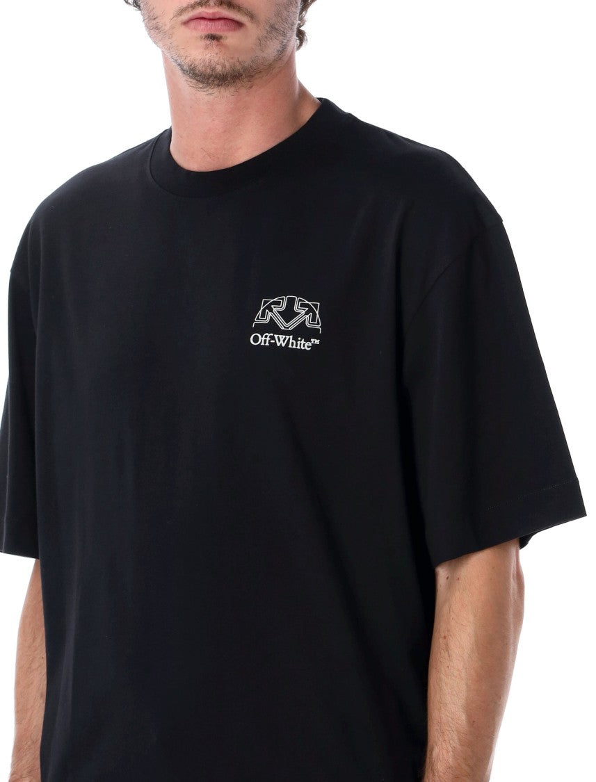 Off-White Offline Half Arrow Skate Cotton T-Shirt