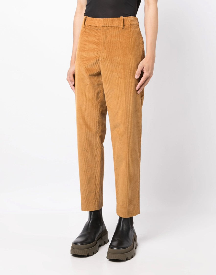 Moncler Logo Patch Corduroy Pants