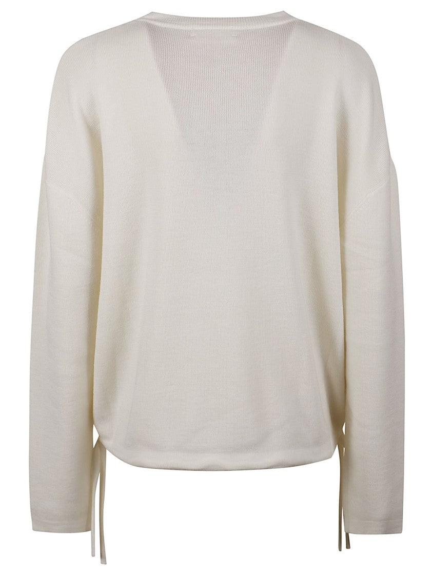 Majestic Filatures Lightweight Long-Sleeved Top With Adjustable Side Ties