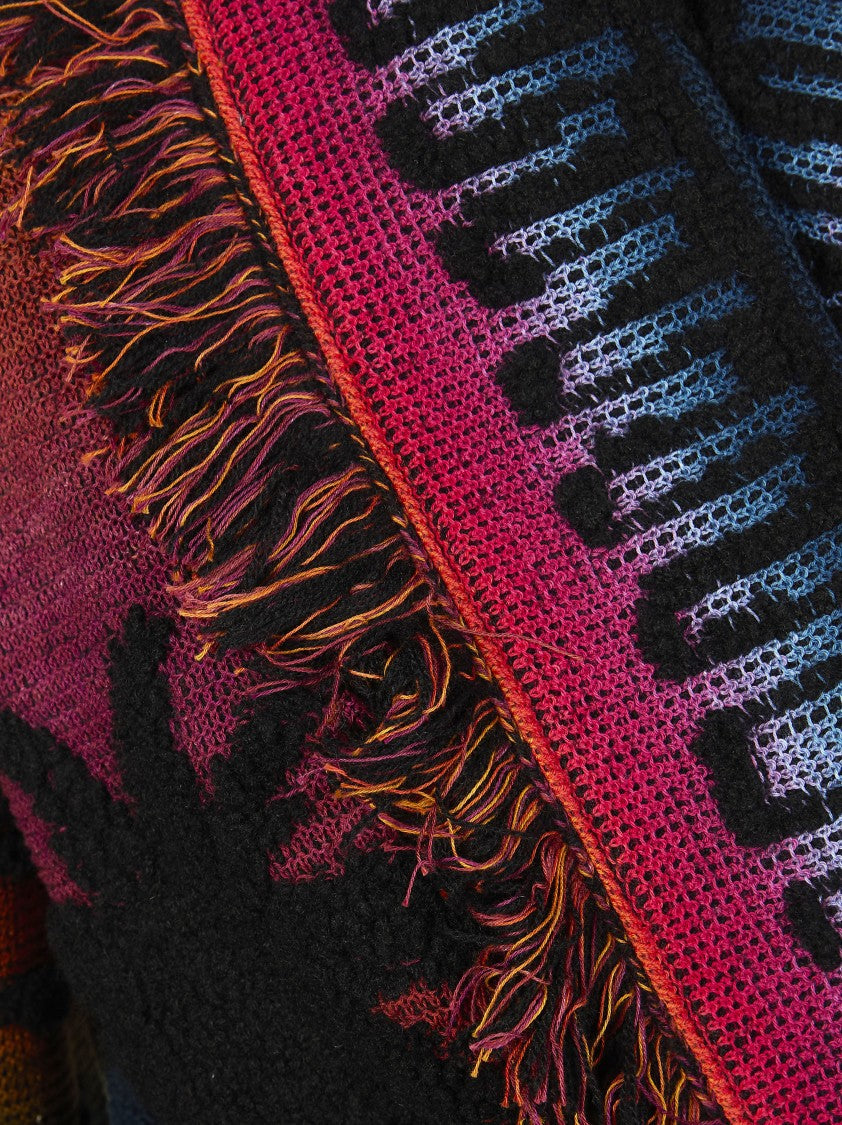 Alanui Sunset Gradient Shawl Collar Cardigan