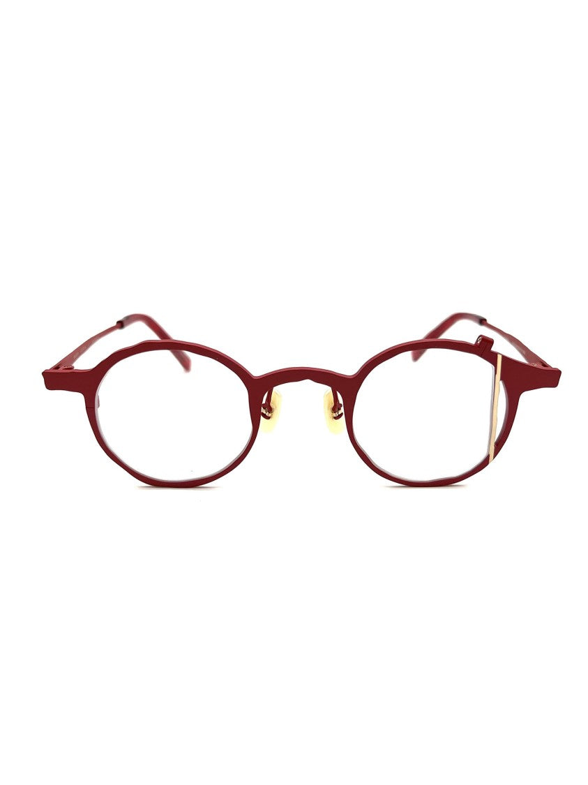 Masahiromaruyama Red Mm/0076 No.3 Metal Round Frames