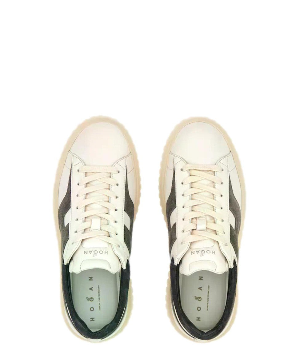 Hogan Suede Chunky Sole Low-Top Sneakers
