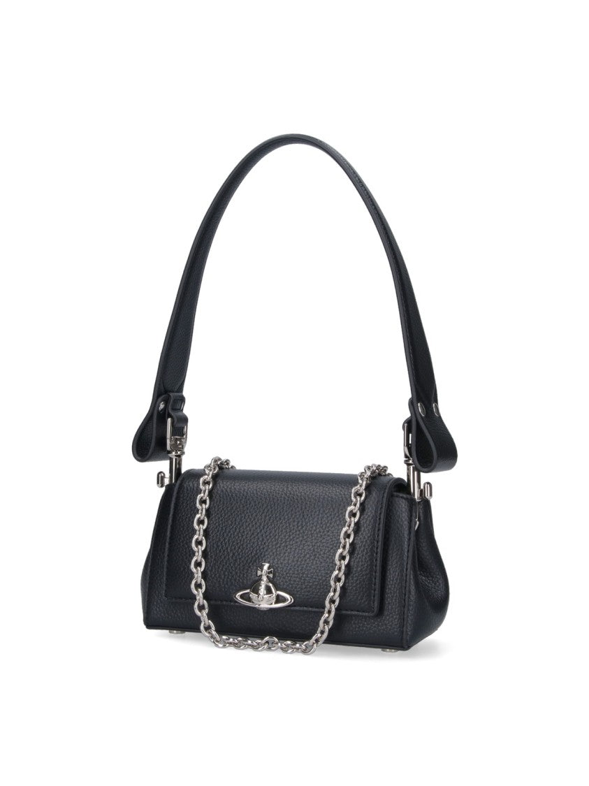 Vivienne Westwood "Hazel" Small Handbag – Black