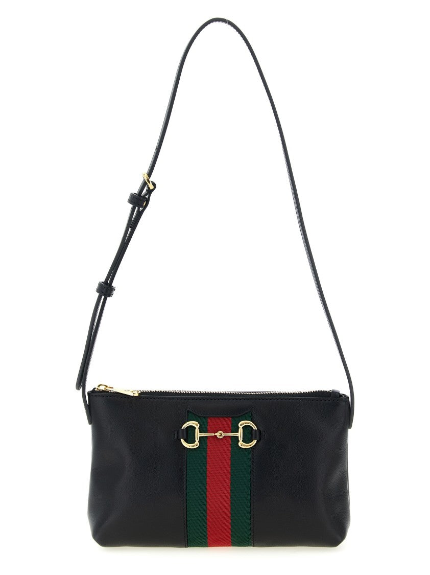Gucci ' Horsebit Web' Shoulder Bag