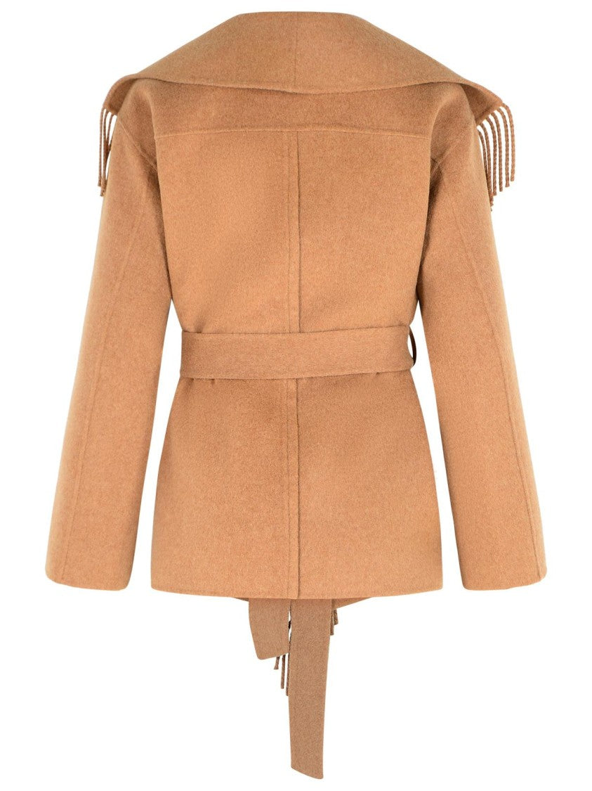 Simkhai 'Rowen' Camel Wool Blend Coat