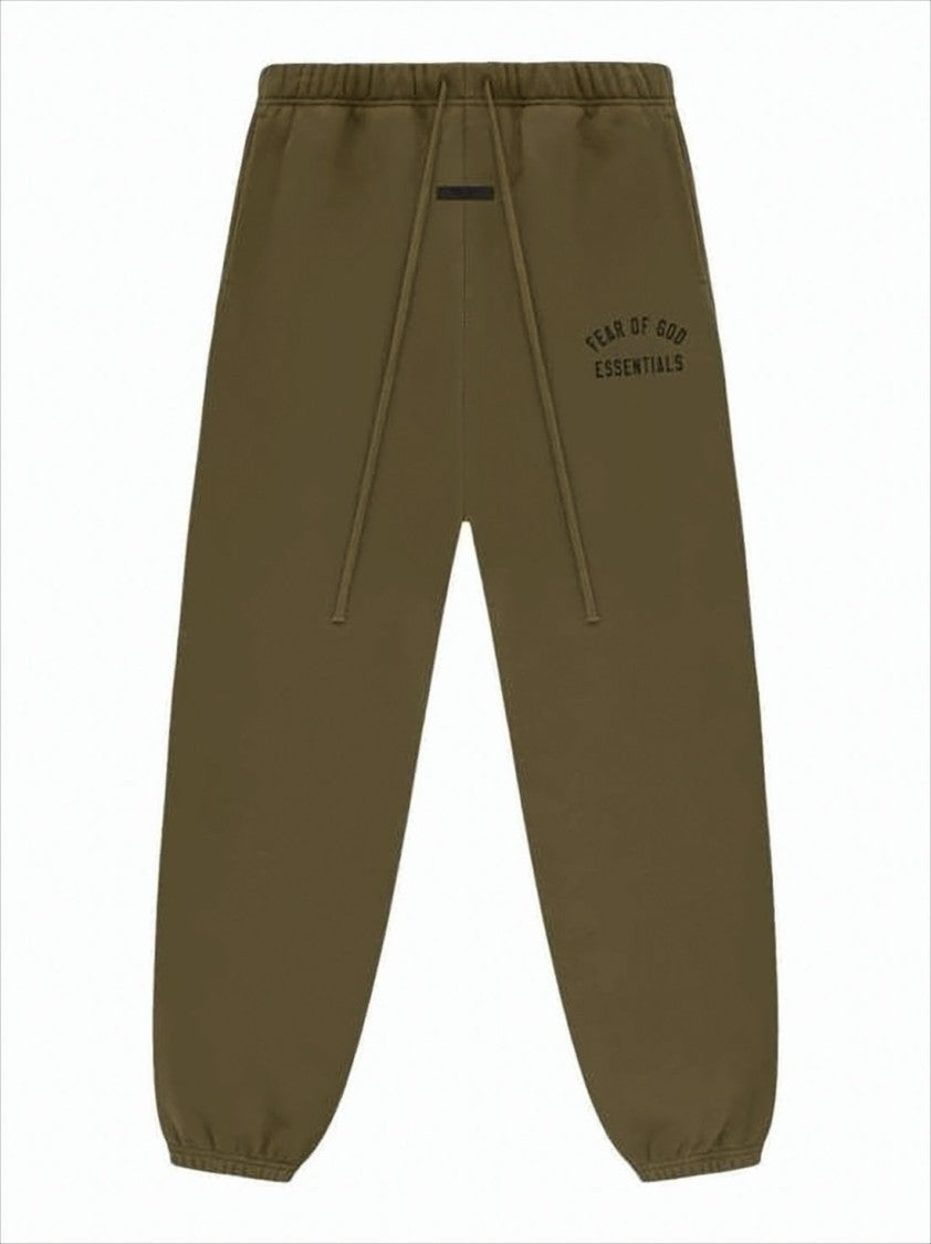 Fear Of God Relaxed-Fit Brown Jogger Pants With Elastic Waistband