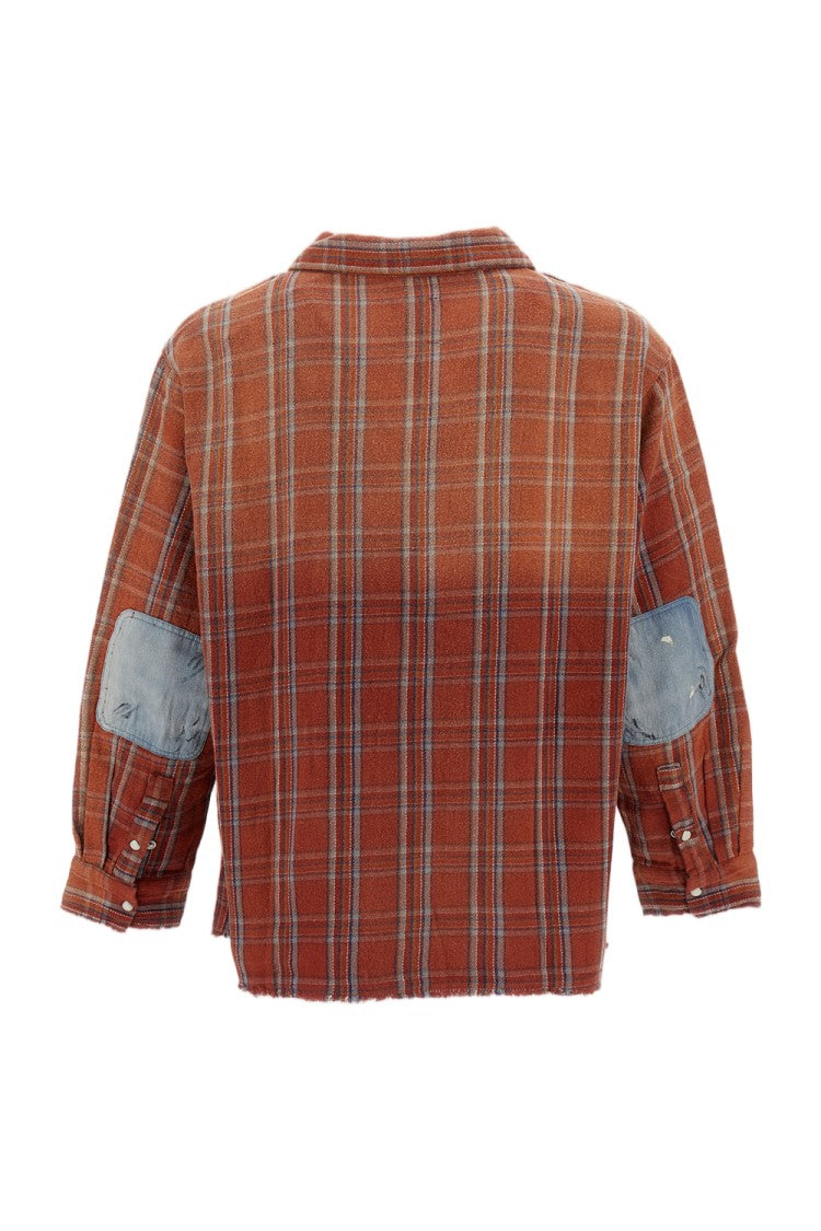 Found Multicolour Plaid Cotton Flannel Shirt
