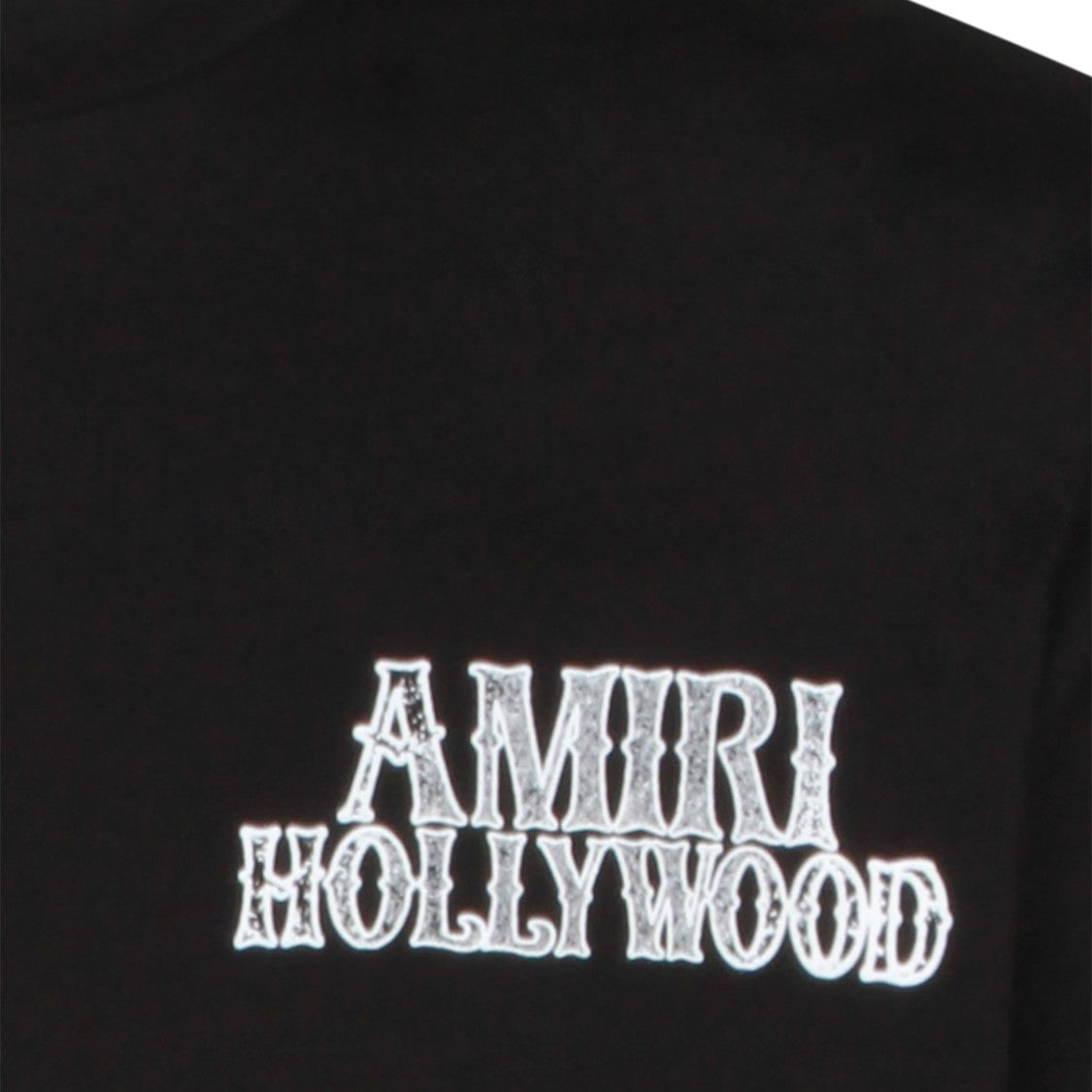 Amiri Black Cotton T-Shirt