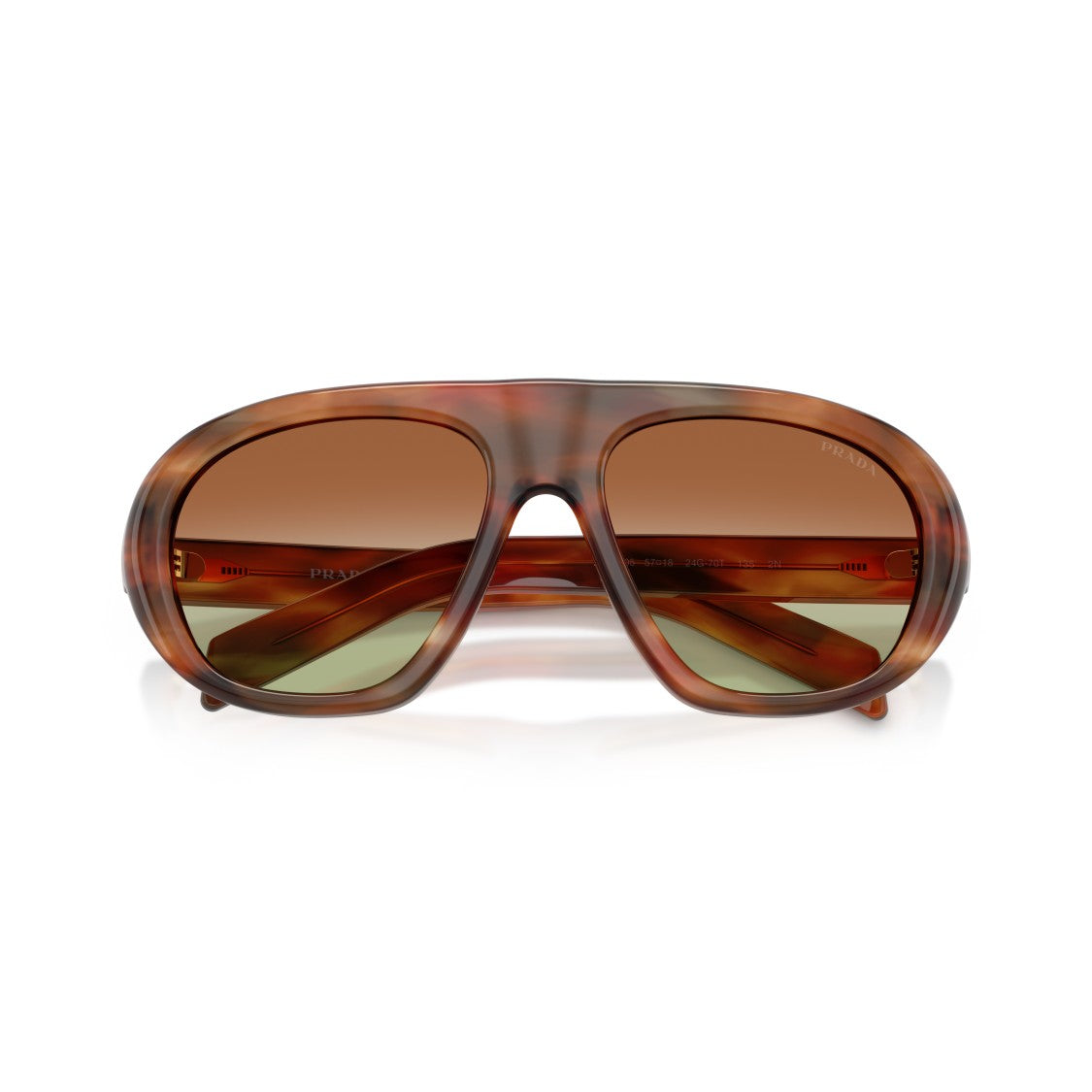 Prada 0Pr C05s Oversized Aviator Sunglasses