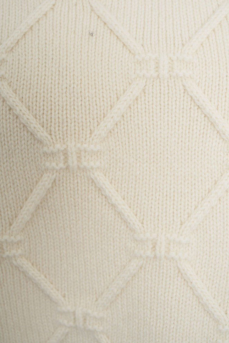 Elisabetta Franchi High Collar Knit Sweater