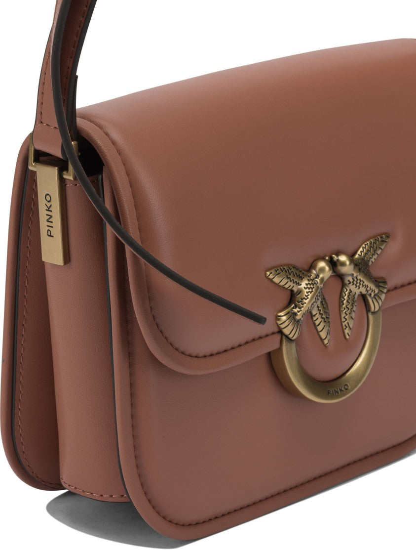 Pinko Leather Crossbody Bag