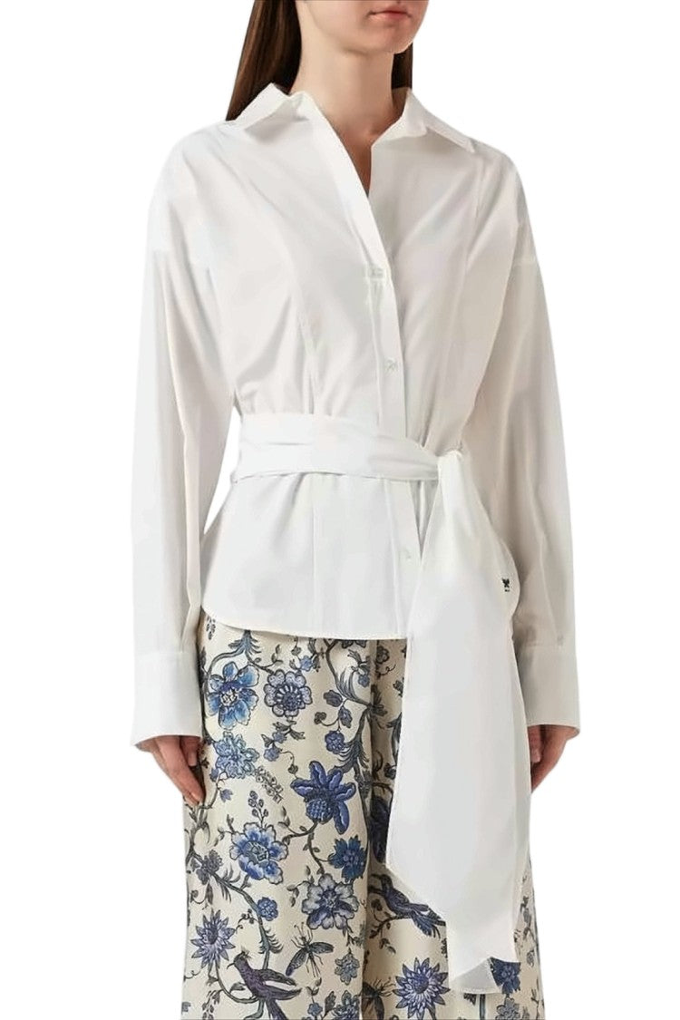 Max Mara Crisp White Cotton Shirt