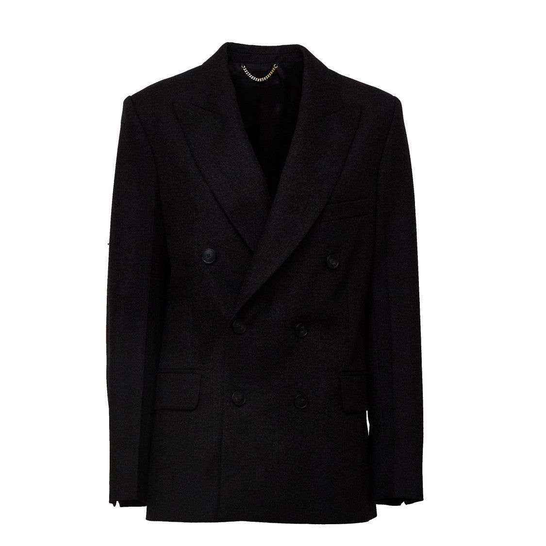 Victoria Beckham Beatrice Double-Breasted Flannel Jacket